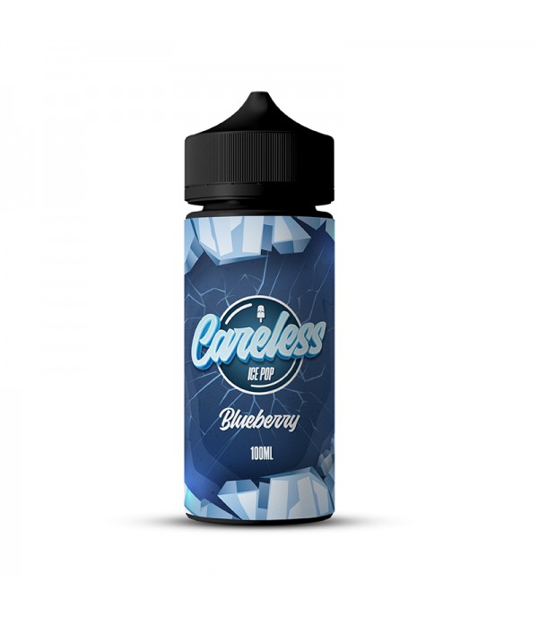 Ice Pop - Blueberry By Careless | 100ML E Liquid | 70VG Vape | 0MG Juice | Short Fill