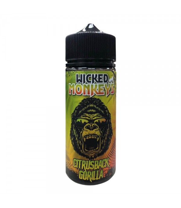Citrusback Gorilla By Wicked Monkeys 100ML E Liquid 70VG Vape 0MG Juice
