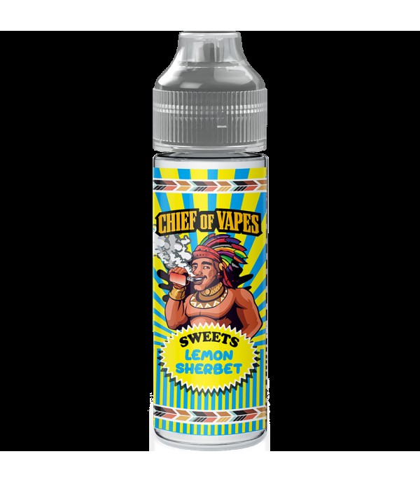 Chief Of Vapes Lemon Sherbet 50ml E Liquid Juice 70vg Vape Shortfill Subohm