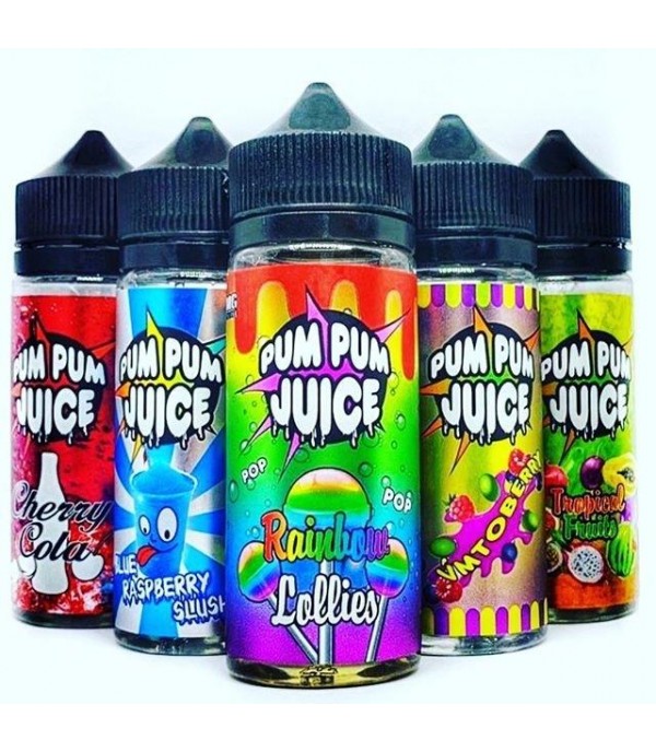 Cherry Cola by Pum Pum Juice. 0MG 100ML E-liquid. 70VG/30PG Vape Juice